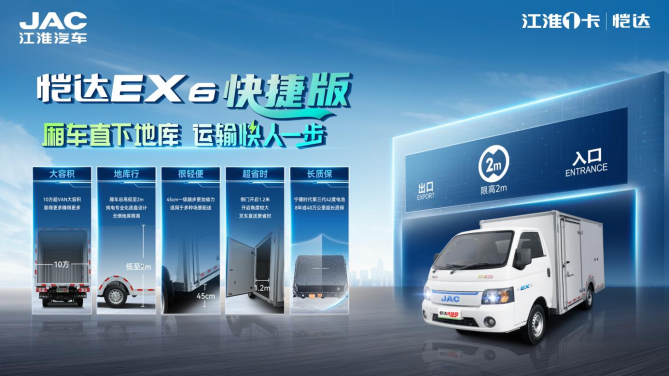 厢式货车不能下地库？江淮1卡恺达EX6快捷版让你快人一步